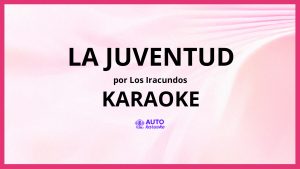 Los Iracundos - La Juventud KARAOKE (tono original)
