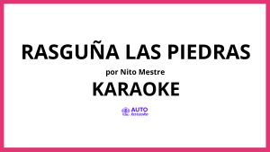 Nito Mestre - Rasguña Las Piedras KARAOKE (tono original)