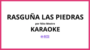Nito Mestre - Rasguña Las Piedras KARAOKE (tono original)