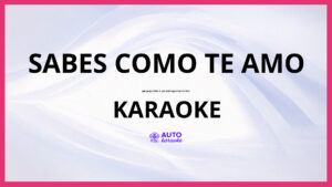 Jorge Véliz y Los Santiagueños de Oro - Sabes Como Te Amo KARAOKE (tono original)