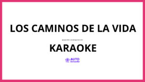 Jorge Véliz y Los Santiagueños de Oro - Los Caminos de la Vida KARAOKE (tono original)