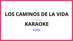 Jorge Véliz y Los Santiagueños de Oro - Los Caminos de la Vida KARAOKE (tono original)