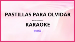 Jorge Véliz y Los Santiagueños de Oro - Pastillas para Olvidar KARAOKE (tono original)