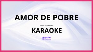 Jorge Véliz y Los Santiagueños de Oro - Amor de Pobre KARAOKE (tono original)