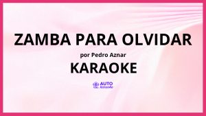 Pedro Aznar - Zamba para Olvidar KARAOKE (tono original)