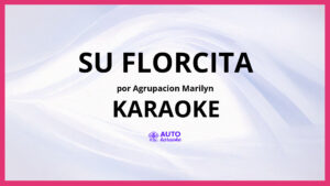 Agrupacion Marilyn - Su Florcita KARAOKE (tono original)