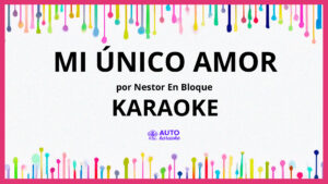 Nestor En Bloque - Mi Único Amor KARAOKE (tono original)