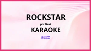 Duki - Rockstar KARAOKE (tono original)