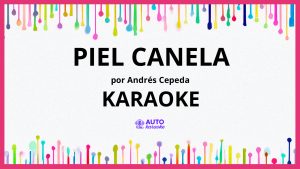 Andrés Cepeda - Piel Canela KARAOKE (tono original)