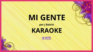 J Balvin - Mi Gente KARAOKE (tono original)