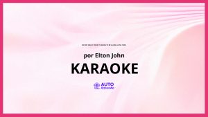 Elton John - Rocket Man (I Think It's Going To Be A Long, Long Time) KARAOKE (tono original)