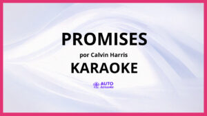 Calvin Harris - Promises KARAOKE (tono original)