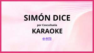 Cosculluela - Simón Dice KARAOKE (tono original)