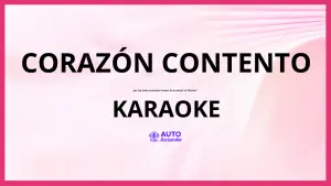 Los Internacionales Váskez De Rolando "El Tiburón" - Corazón Contento KARAOKE (tono original)