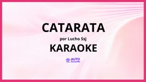 Lucho SSJ - Catarata KARAOKE (tono original)