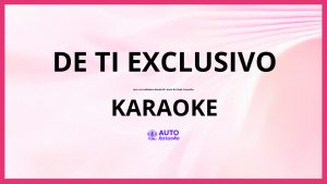 La Arrolladora Banda El Limón De René Camacho - De Ti Exclusivo KARAOKE (tono original)