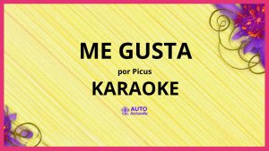Picus - Me Gusta KARAOKE (tono original)