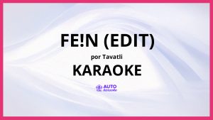 Tavatli - FE!N (Edit) KARAOKE (tono original)