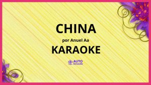 Anuel AA - China KARAOKE (tono original)
