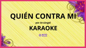 Arcángel - Quién Contra Mi KARAOKE (tono original)