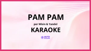 Wisin & Yandel - Pam Pam KARAOKE (tono original)
