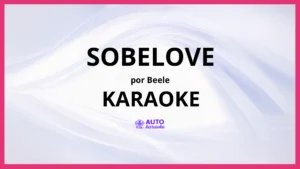 Beele - sobelove KARAOKE (tono original)