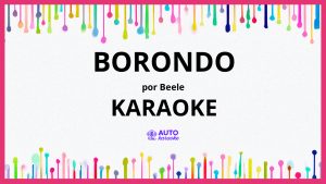 Beele - borondo KARAOKE (tono original)