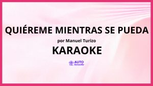 Manuel Turizo - Quiéreme Mientras Se Pueda KARAOKE (tono original)