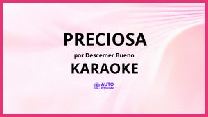 Descemer Bueno - Preciosa KARAOKE (tono original)