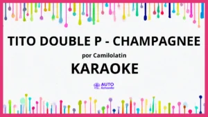 CamiloLatin - Tito Double P - Champagnee KARAOKE (tono original)