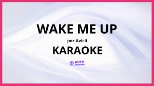 Avicii - Wake Me Up KARAOKE (tono original)