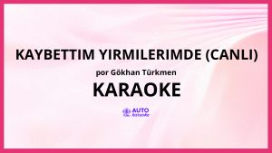 Gökhan Türkmen - Kaybettim Yirmilerimde (Canlı) KARAOKE (tono original)