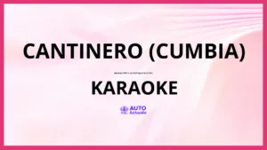 Jorge Véliz y Los Santiagueños de Oro - Cantinero (Cumbia) KARAOKE (tono original)