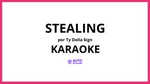 Ty Dolla $ign - Stealing KARAOKE (tono original)