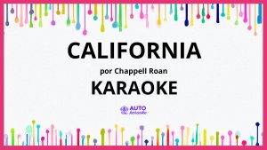 Chappell Roan - California KARAOKE (tono original)