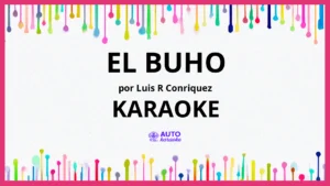 Luis R Conriquez - El Buho KARAOKE (tono original)