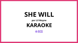 Lil Wayne - She Will KARAOKE (tono original)