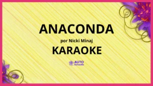 Nicki Minaj - Anaconda KARAOKE (tono original)