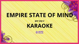 JAY-Z - Empire State Of Mind KARAOKE (tono original)