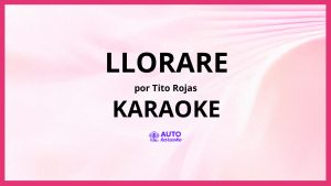 Tito Rojas - Llorare KARAOKE (tono original)