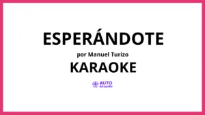 Manuel Turizo - Esperándote KARAOKE (tono original)
