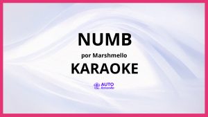 Marshmello - Numb KARAOKE (tono original)