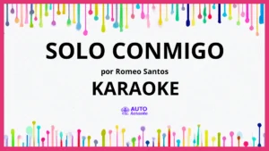 Romeo Santos - Solo Conmigo KARAOKE (tono original)