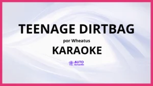Wheatus - Teenage Dirtbag KARAOKE (tono original)