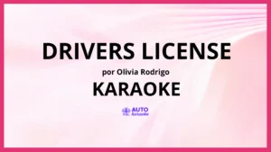 Olivia Rodrigo - drivers license KARAOKE (tono original)
