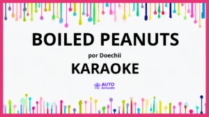 Doechii - BOILED PEANUTS KARAOKE (tono original)