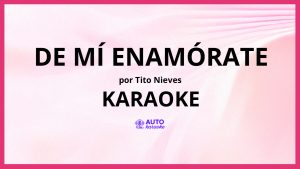 Tito Nieves - De Mí Enamórate KARAOKE (tono original)