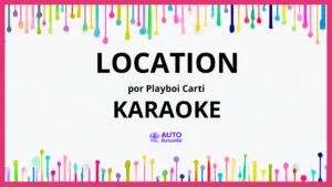 Playboi Carti - Location KARAOKE (tono original)