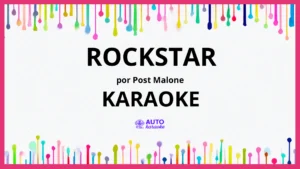 Post Malone - rockstar KARAOKE (tono original)