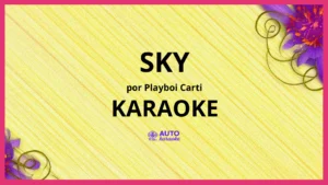 Playboi Carti - Sky KARAOKE (tono original)